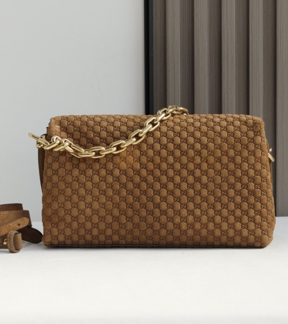 Gvc*1 857362 Shoulder Bag Brown GG Canvas (36×19.5×9.5cm) Master Quality