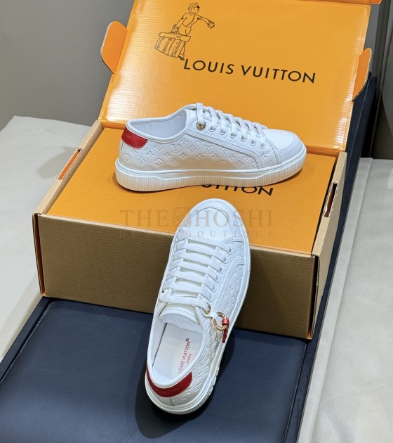 L0vis Vvtt0n LV Lagoon Low-Top Sneakers White Leather Master Quality