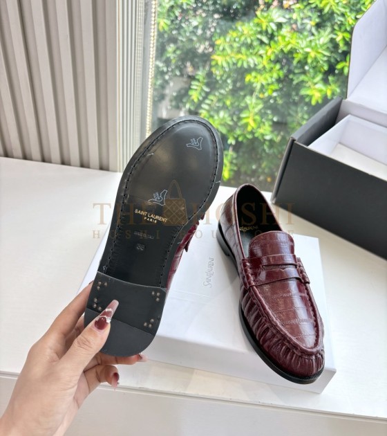 Sa1nt Lau*nt Y51 Logo Le Loafers Red  Master Quality