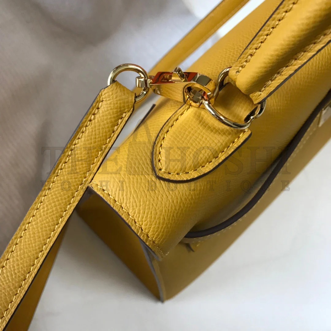 H**me5 Kelly 32cm Sellier Bag in Yellow Epsom Calfskin GHW Master Quality