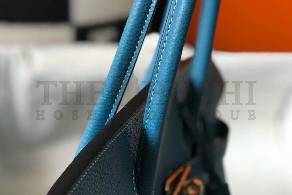 H**me5 Blue Jean Clemence Birkin 35cm Bag Master Quality