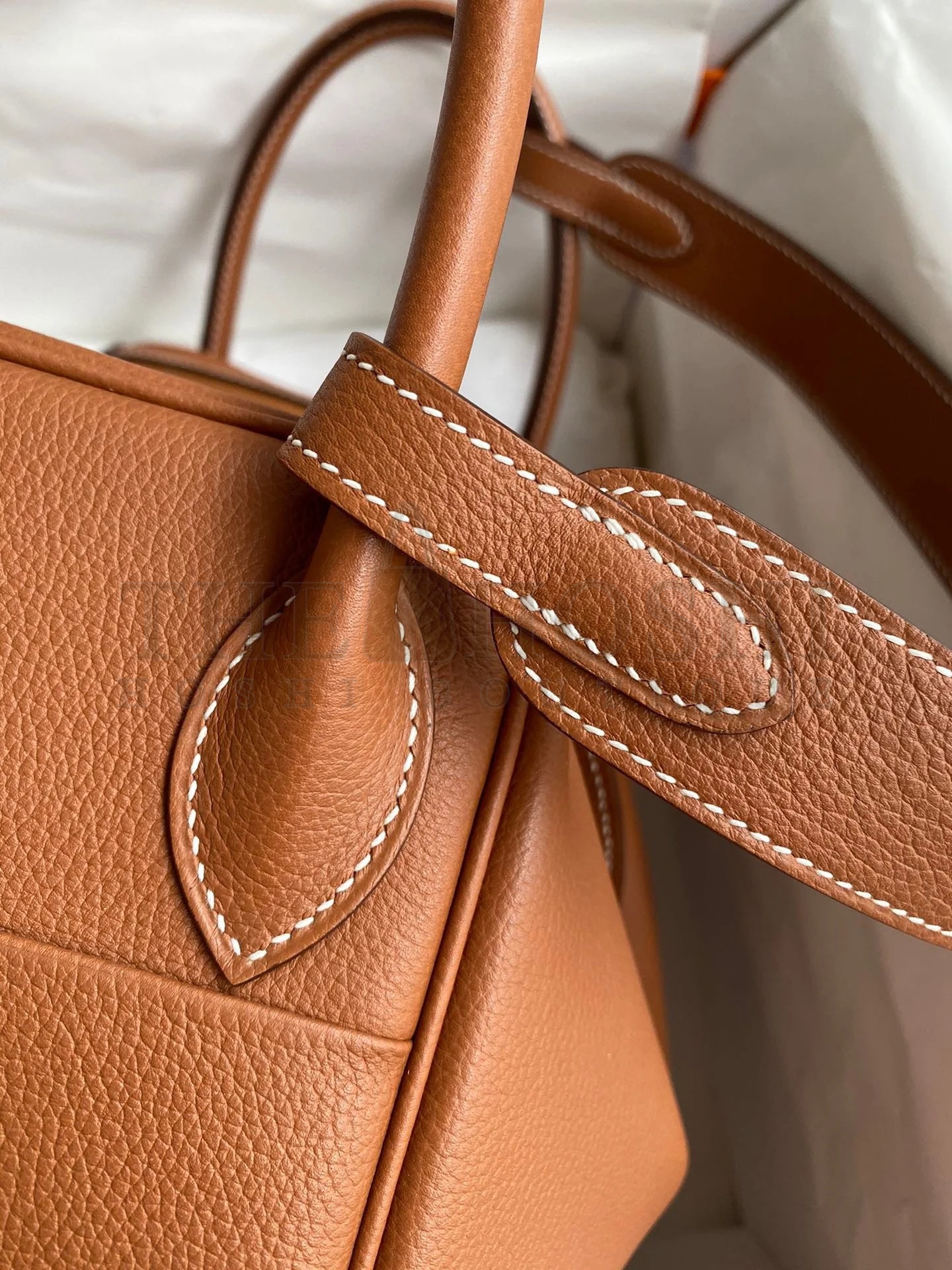 H**me5 Lindy 30 Handmade Bag In Gold Evercolor Leather Master Quality