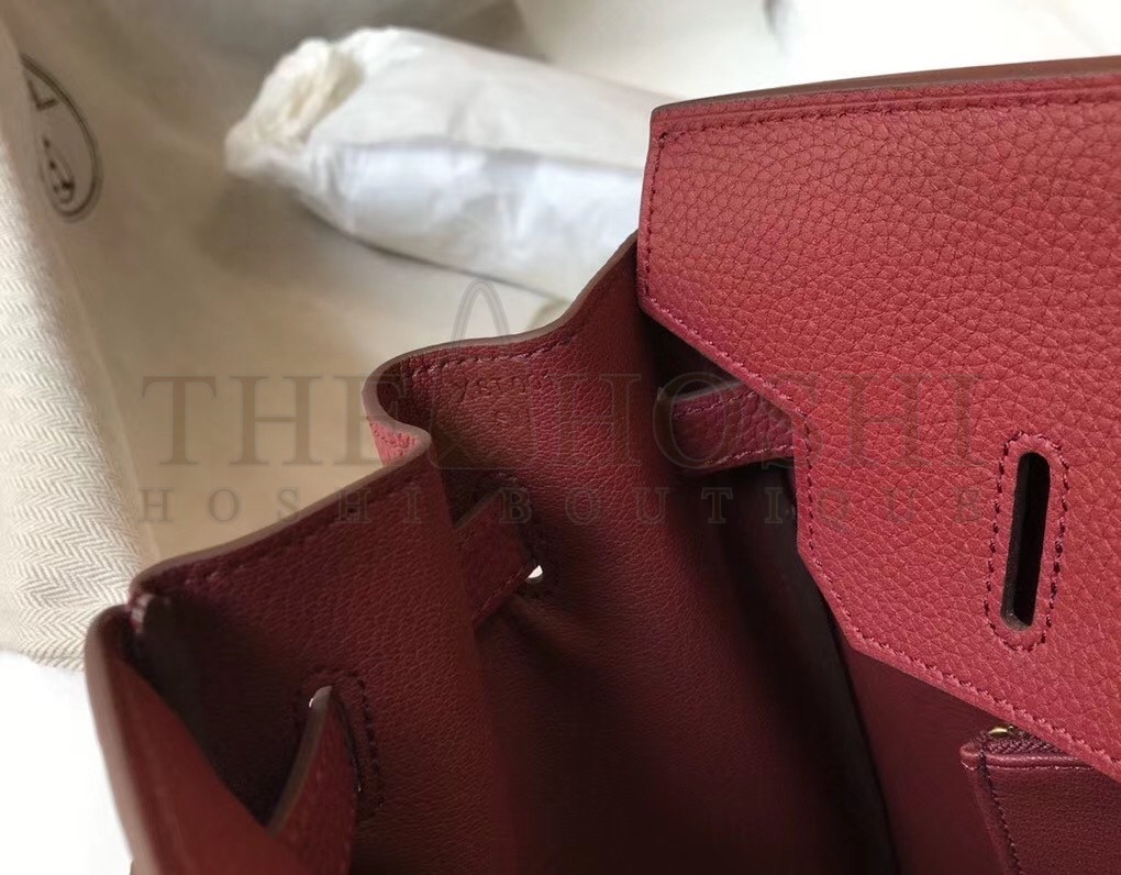 H**me5 Bordeaux Clemence Birkin 35cm Bag Master Quality