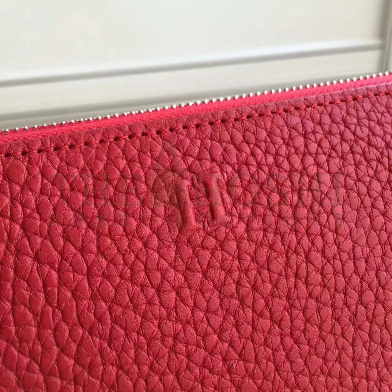 H**me5 Red Clemence Azap Zipped Wallet Master Quality