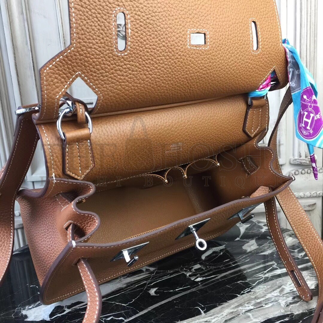 H**me5 Brown Clemence Jypsiere 28cm Bag Master Quality