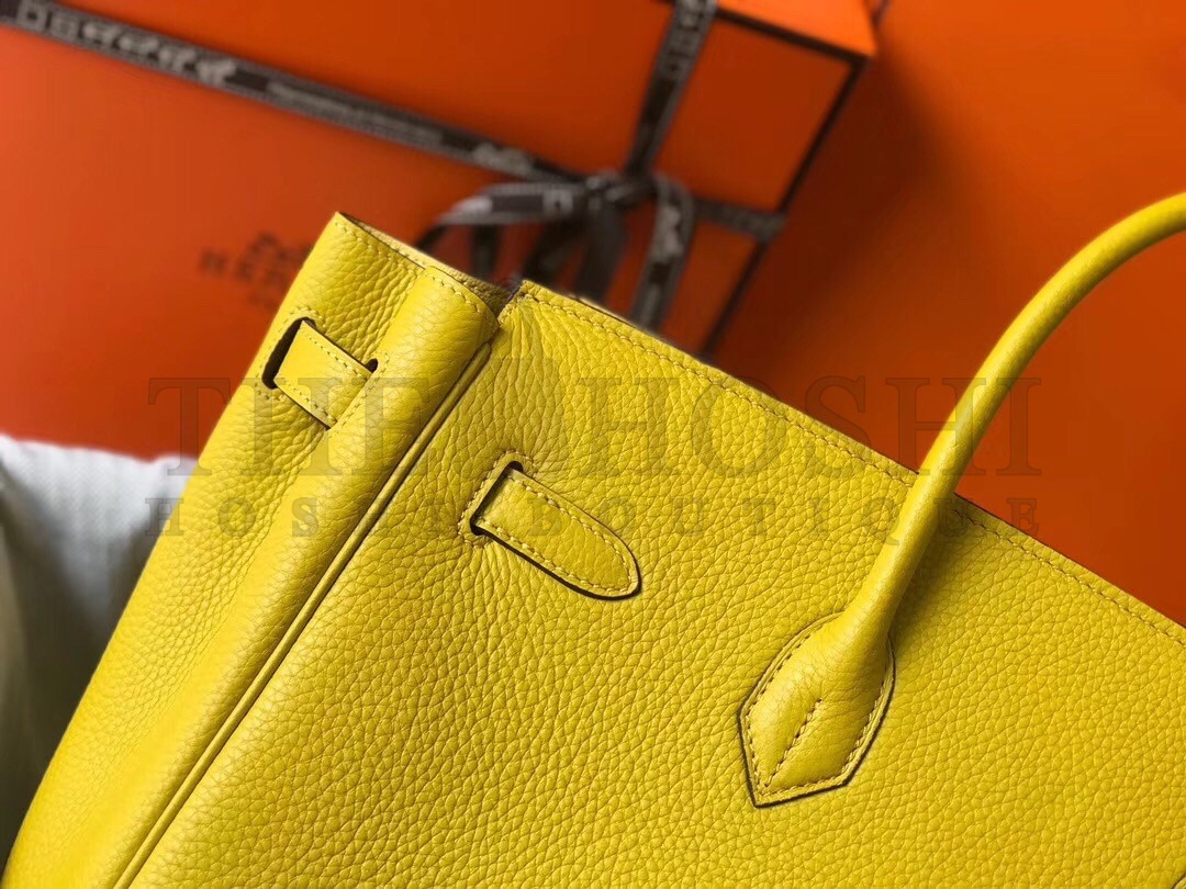 H**me5 Yellow Clemence Birkin 35cm Bag Master Quality