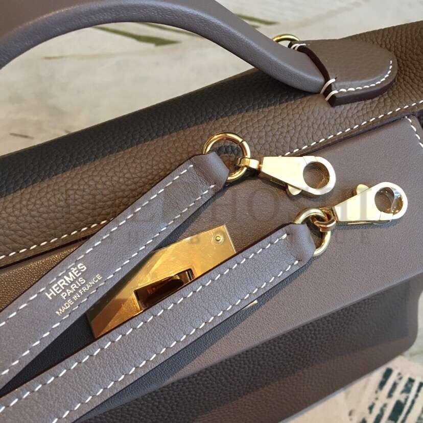 H**me5 24/24 29 Bag In Taupe Clemence Calfskin Master Quality