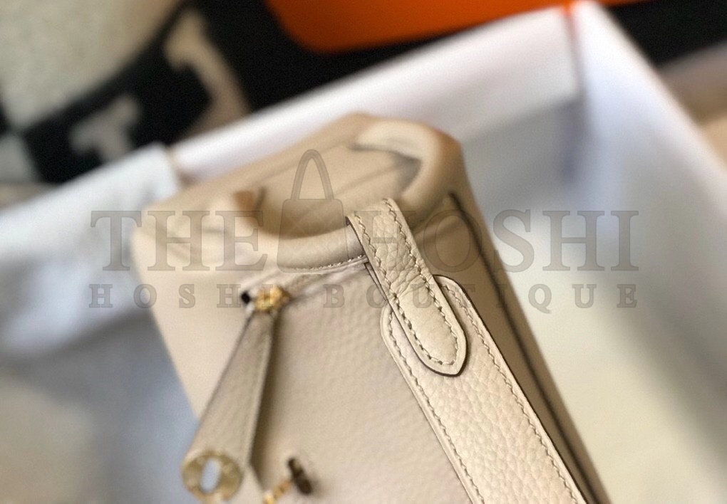 H**me5 Mini Lindy Bag In Trench Clemence Leather Master Quality