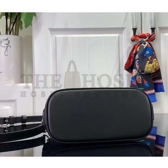 L0vis Vvtt0n LV Women Nano Alma Handbag Black Epi Grained Cowhide Leather Master Quality