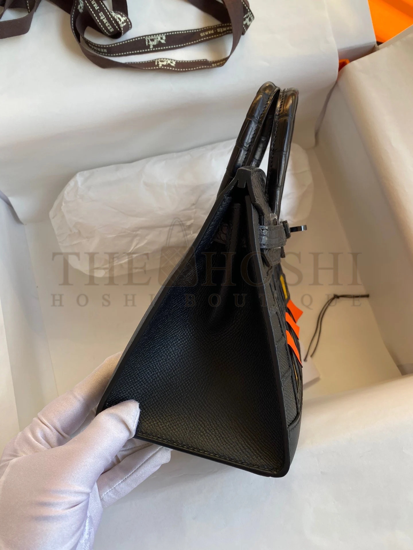 H**me5 So Black Midnight Faubourg Birkin 20 Sellier Limited Edition Bag Master Quality