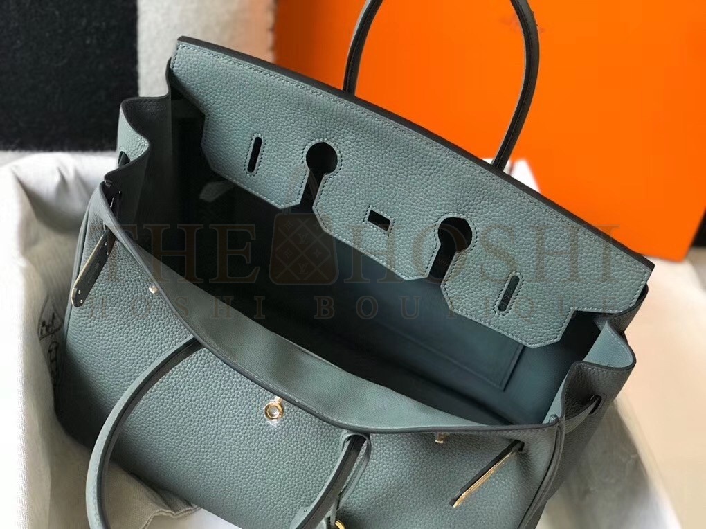 H**me5 Vert Amande Clemence Birkin 35cm Bag Master Quality