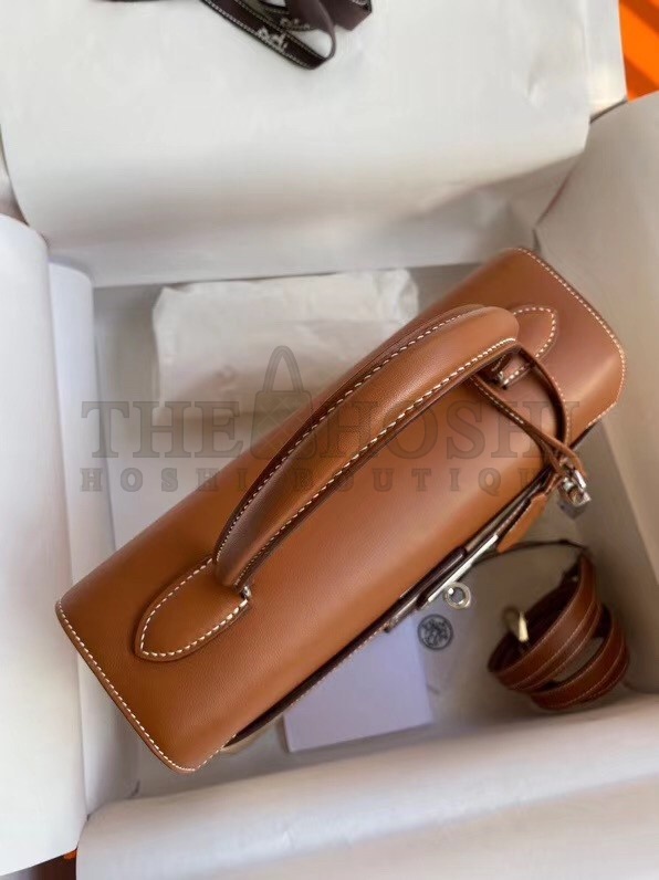 H**me5 Brown Picnic Kelly 28cm Wicker Bag Master Quality