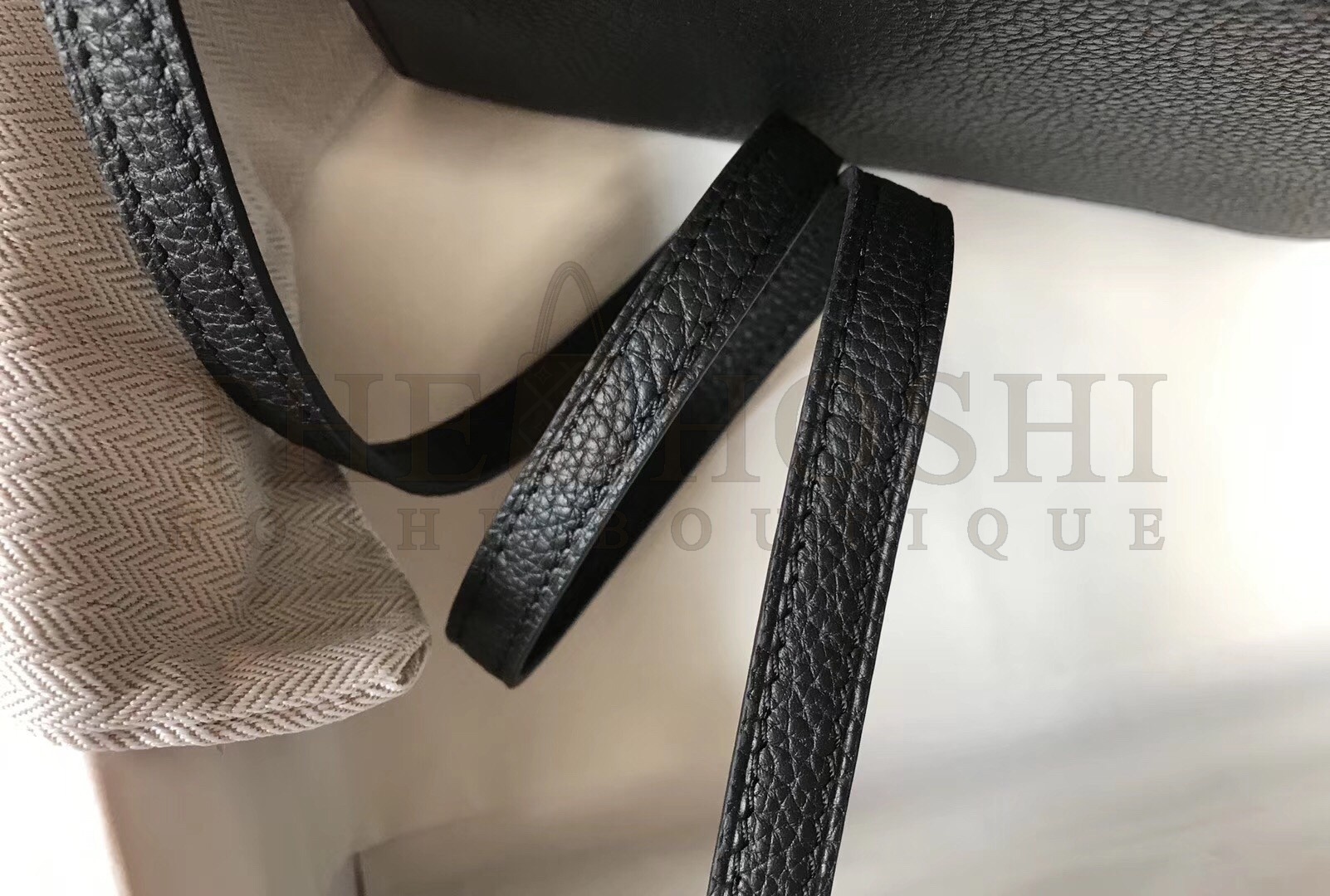 H**me5 Mini Sac Roulis 18cm Bag In Black Evercolor Calfskin Master Quality