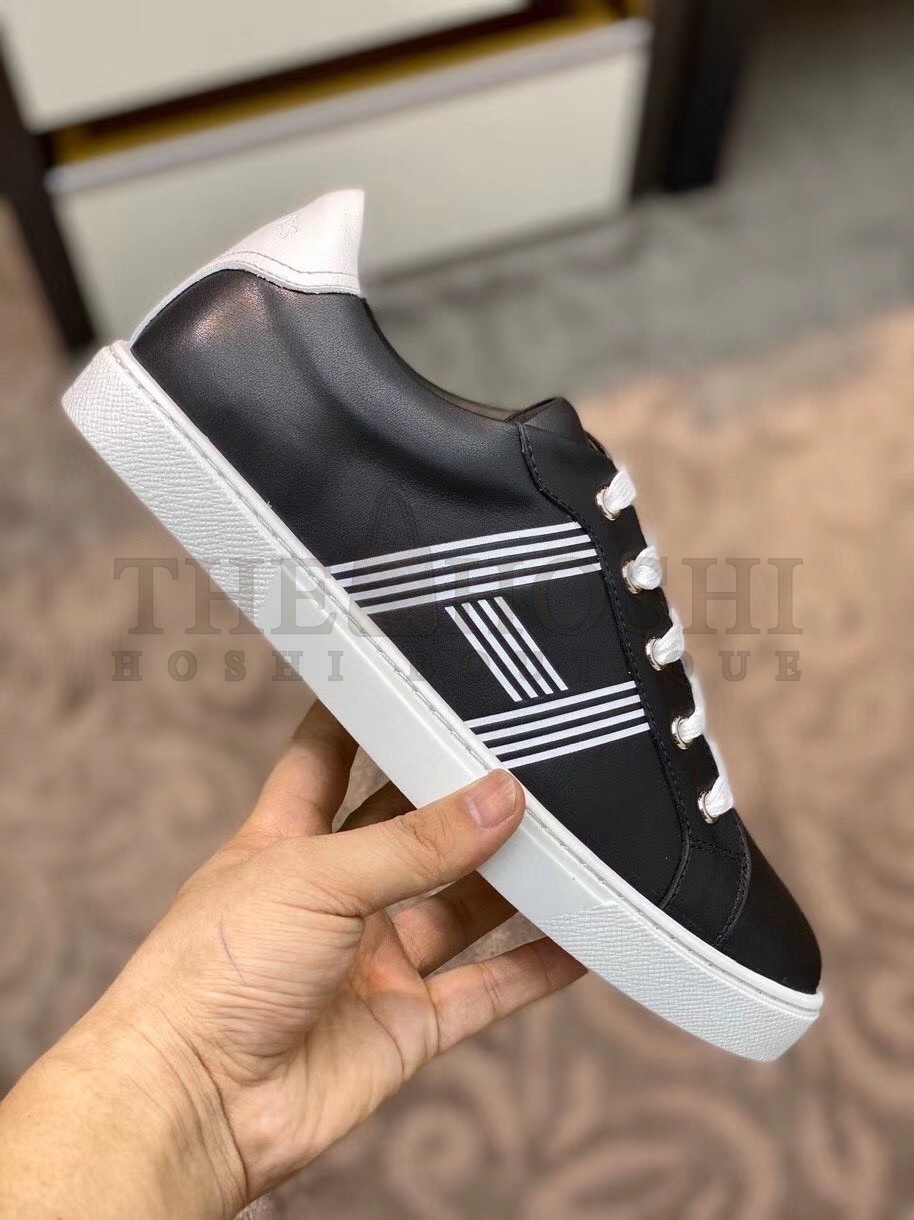 H**me5 Avantage Sneakers In Black Calfskin Master Quality