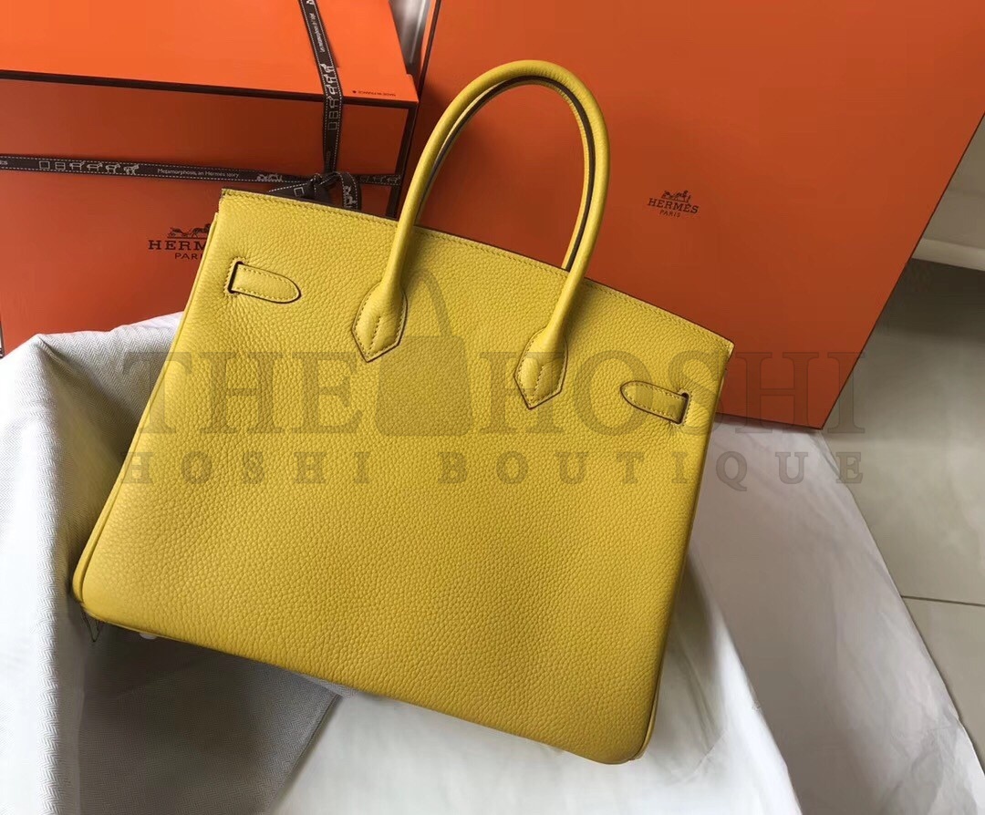 H**me5 Yellow Clemence Birkin 35cm Bag Master Quality