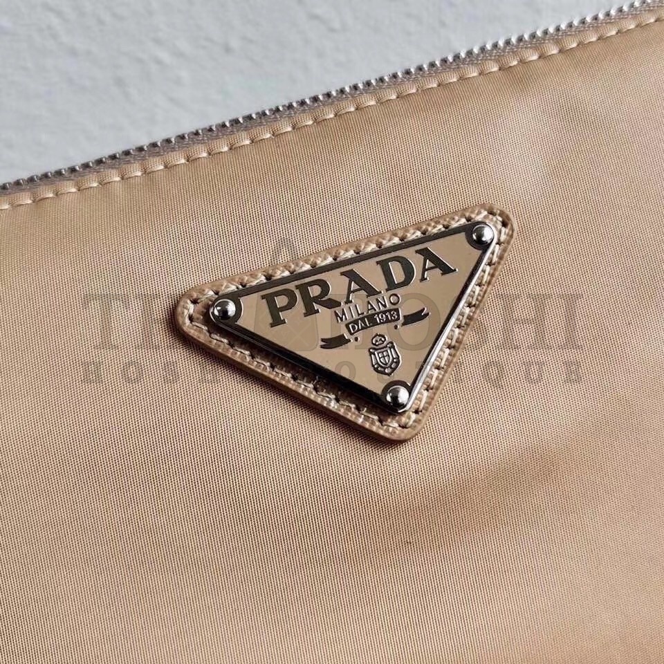 Pra*a Beige Nylon Re-Edition 2000 Shoulder Bag Master Quality