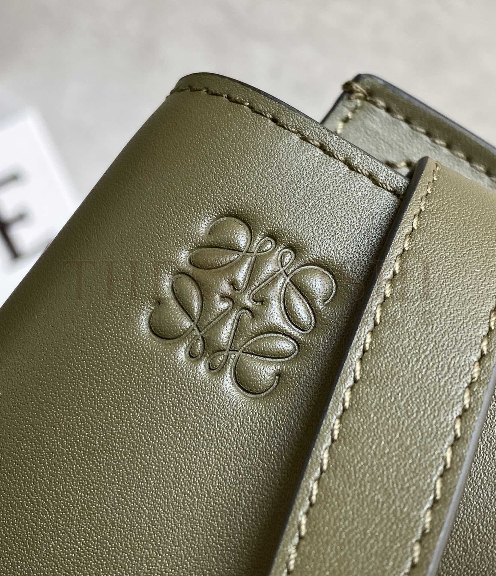 L0ew* Mini Gate Dual bag in soft calfskin andjacquard  Mini size：21cm Small size ： 25cm Master Quality