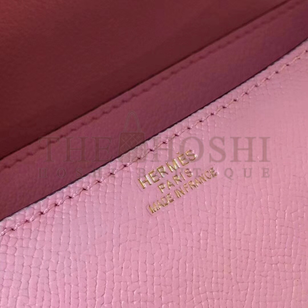H**me5 Pink Constance MM 24cm Epsom Leather Bag Master Quality