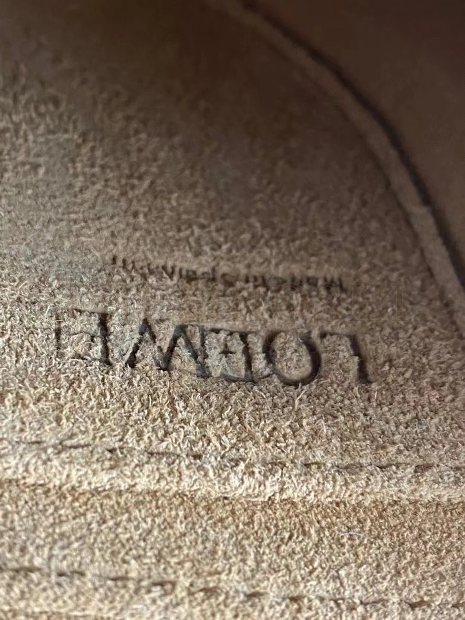 L0ew* Gate Dual Mini Bag In Amber/Grey Calfskin Master Quality