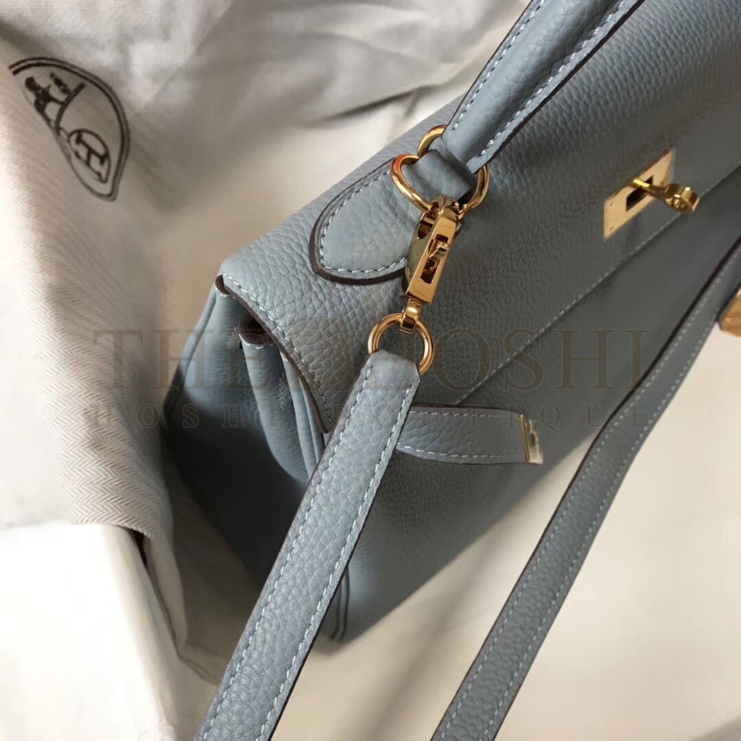 H**me5 Blue Lin Clemence Kelly 28cm Bag Master Quality
