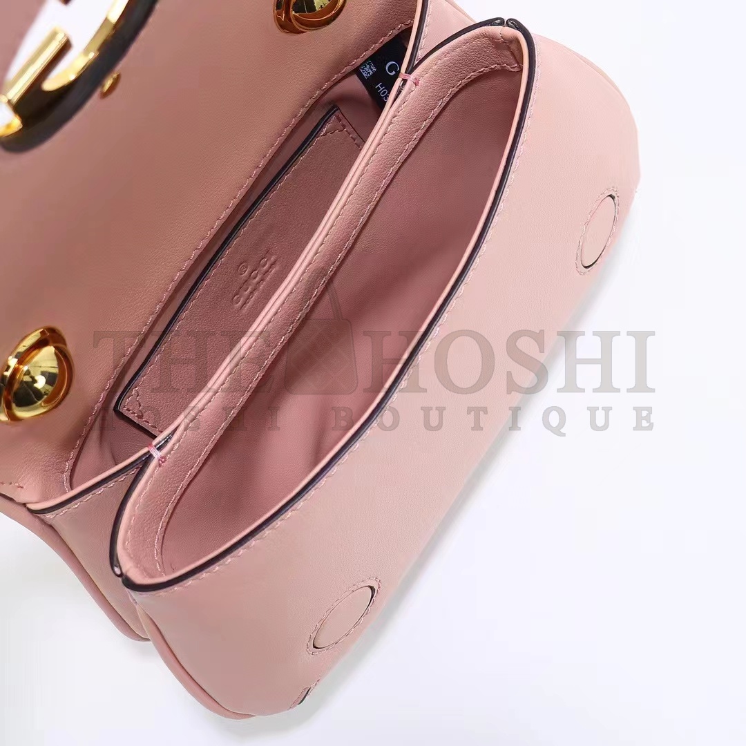 Gvc*1 Women GG Blondie Mini Bag Light Pink Round Interlocking G Master Quality