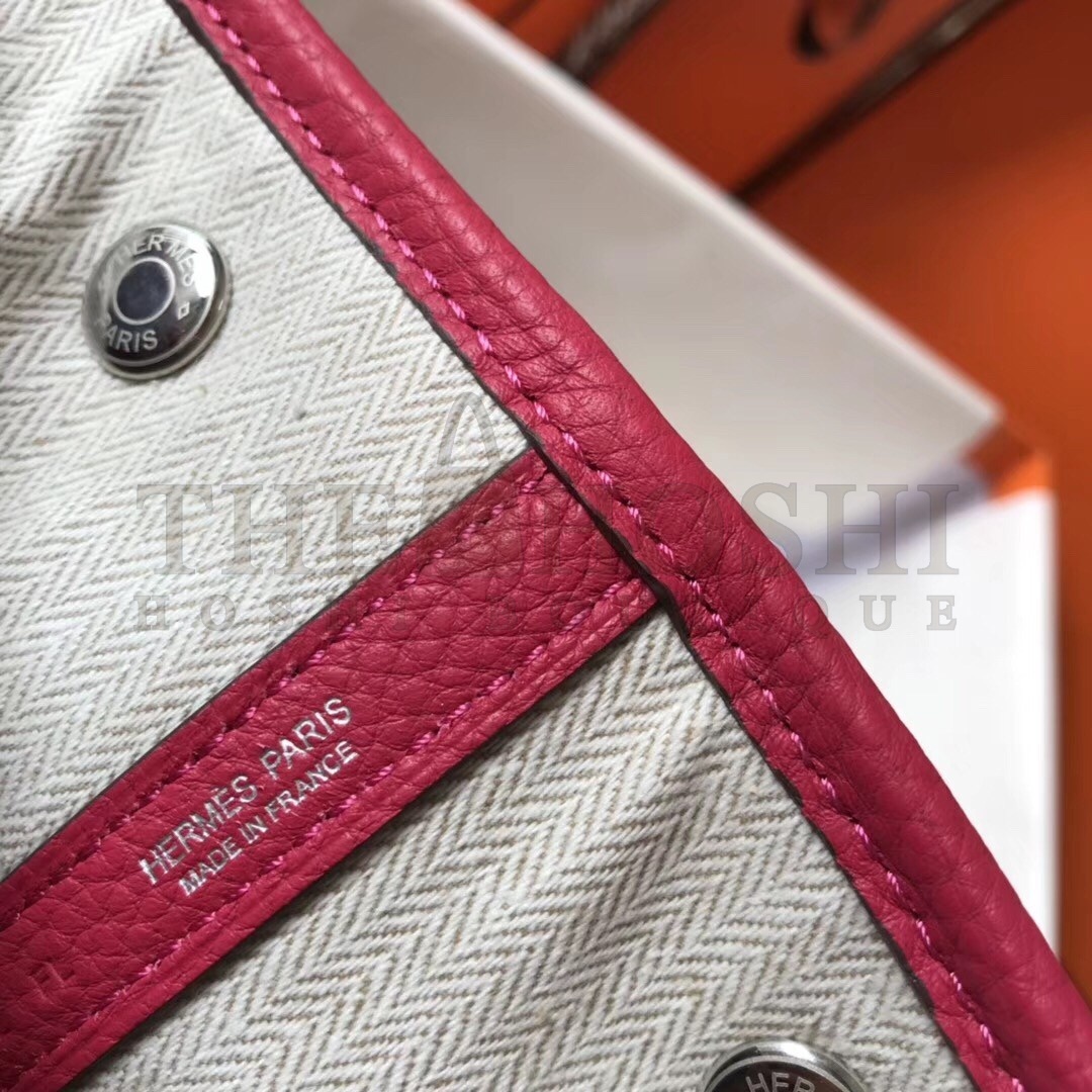 H**me5 Rose Red Clemence Garden Party 30cm Handmade Bag Master Quality