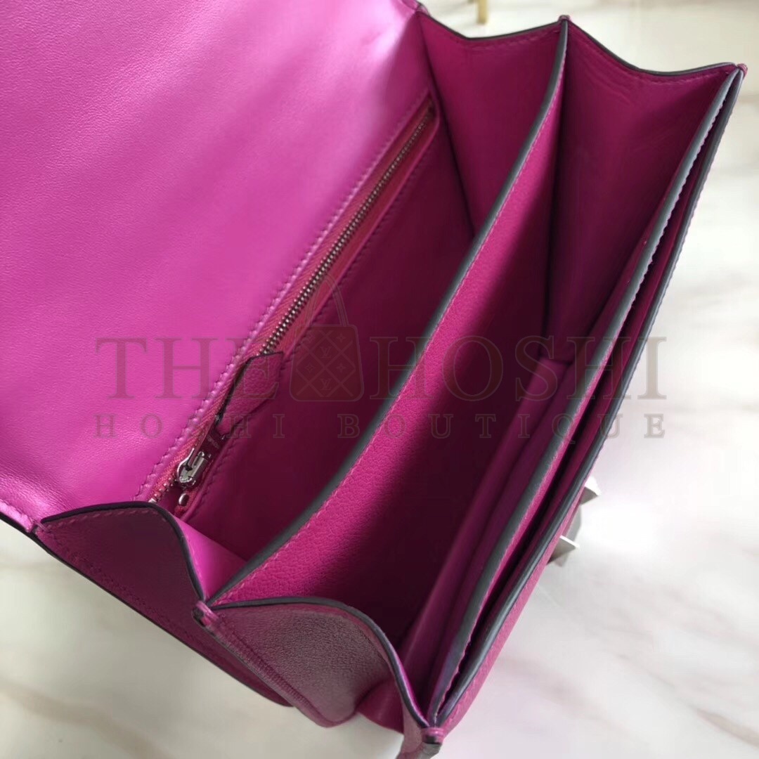 H**me5 2002 20cm Bag In Rose Purple Evercolor Calfskin Master Quality
