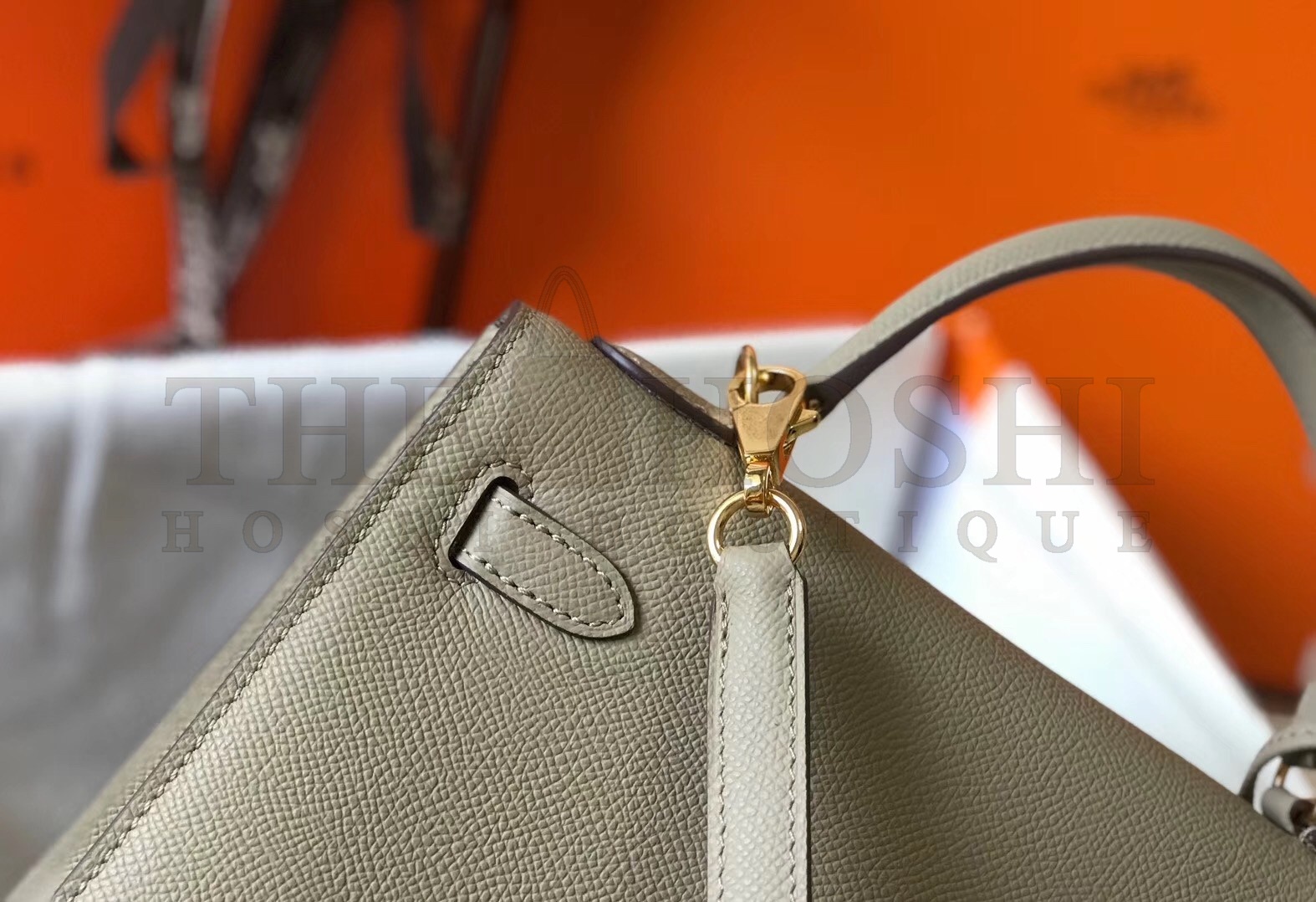 H**me5 Kelly 25cm Sellier Bag In Tourterelle Epsom Leather Master Quality