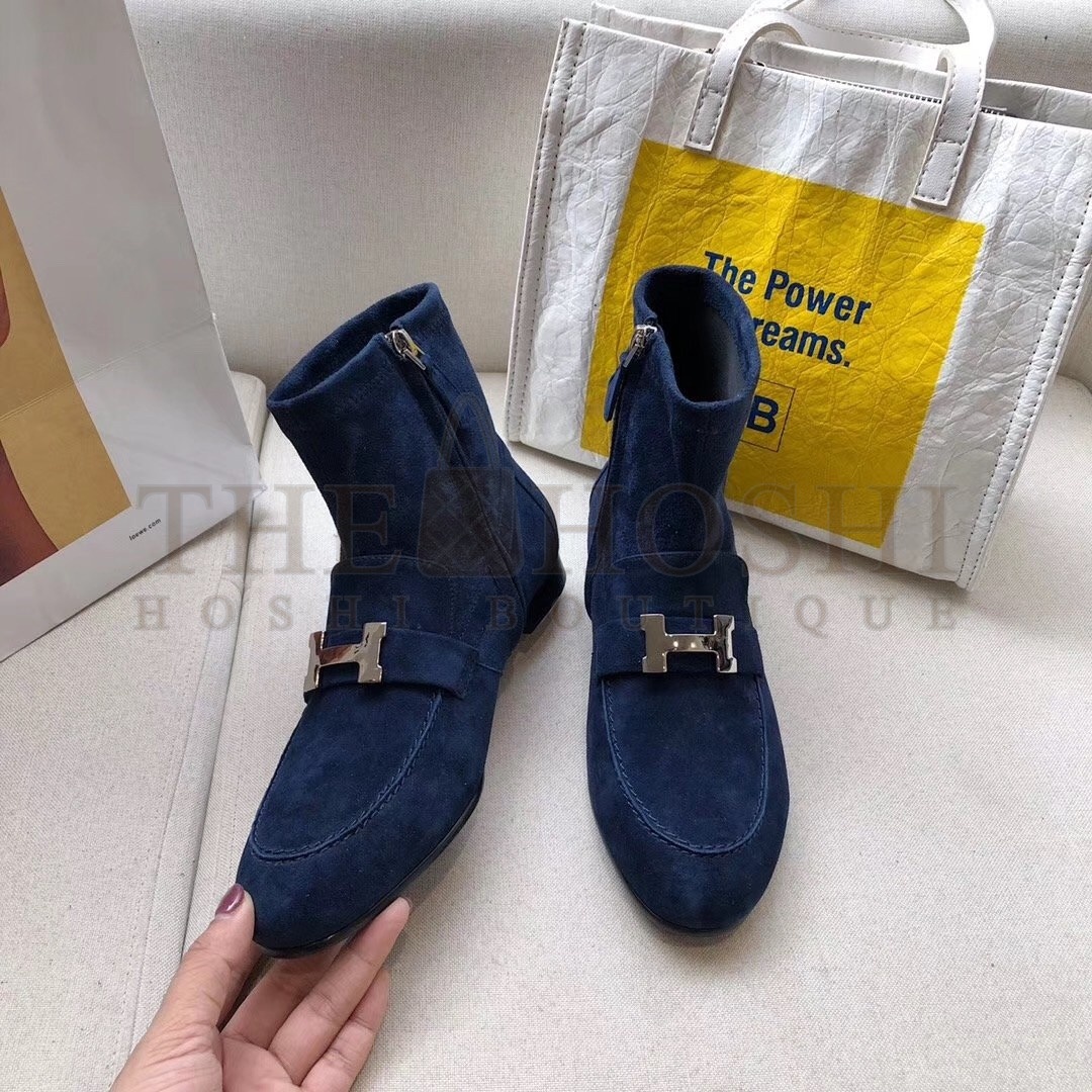 H**me5 Blue Saint Honore Ankle Boots Master Quality