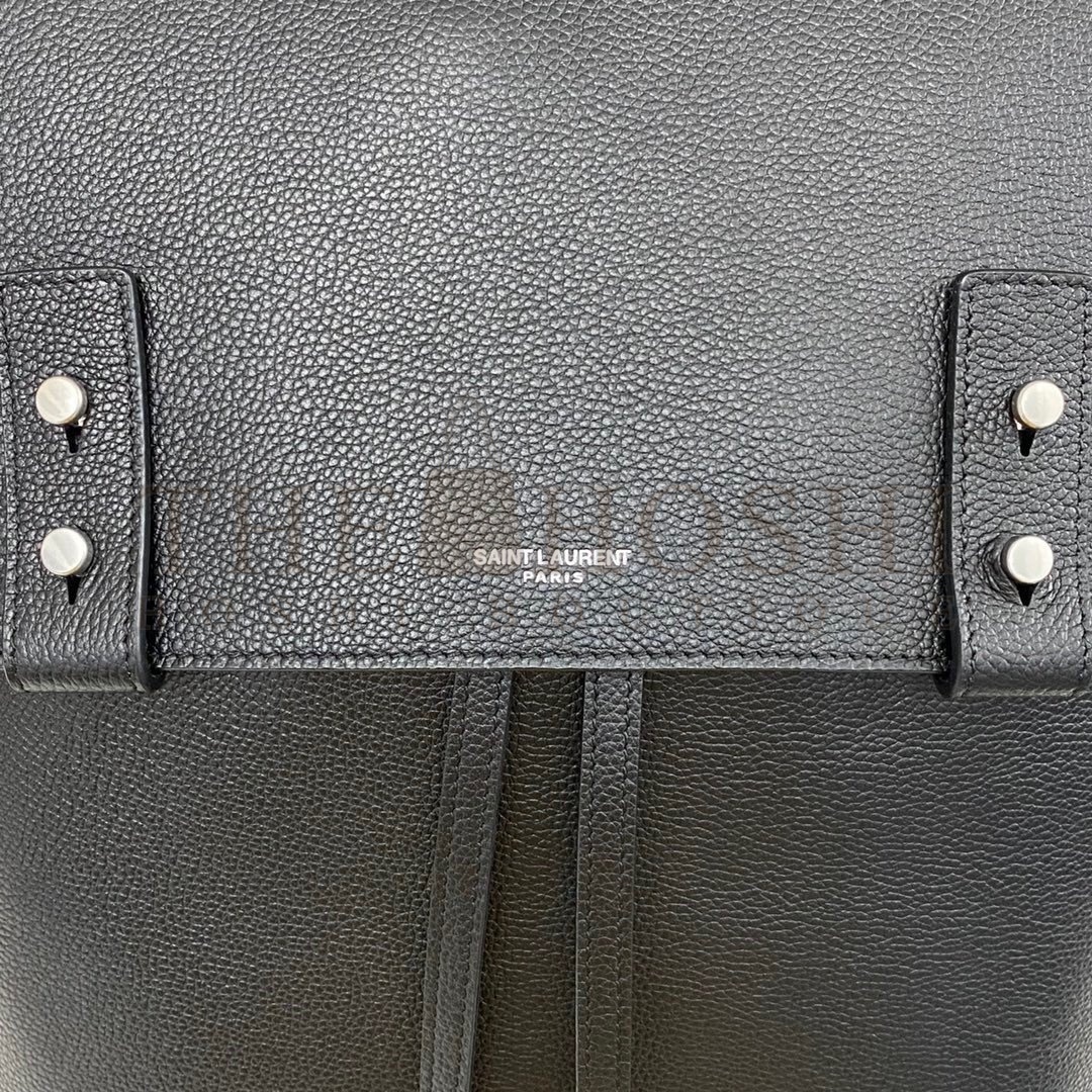 Sa1nt Lau*nt Sac De Jour Backpack In Black Grained Leather Master Quality