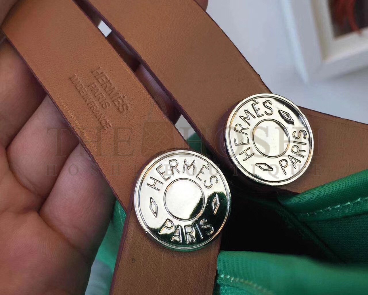 H**me5 Cabag Elan Bag In Bamboo Canvas Master Quality