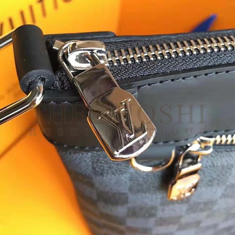 L0vis Vvtt0n LV Men Mick PM Bag in Damier Graphite Canvas-Grey Master Quality
