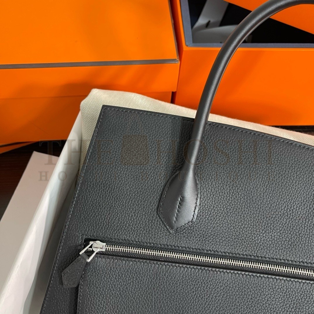 H**me5 Birkin 30 en Desordre Bag in Black Swift and Clemence Leather Master Quality