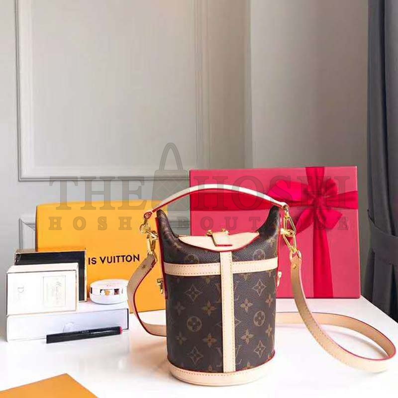 L0vis Vvtt0n LV Women Duffle Bag in Monogram Coated Canvas-Brown Master Quality