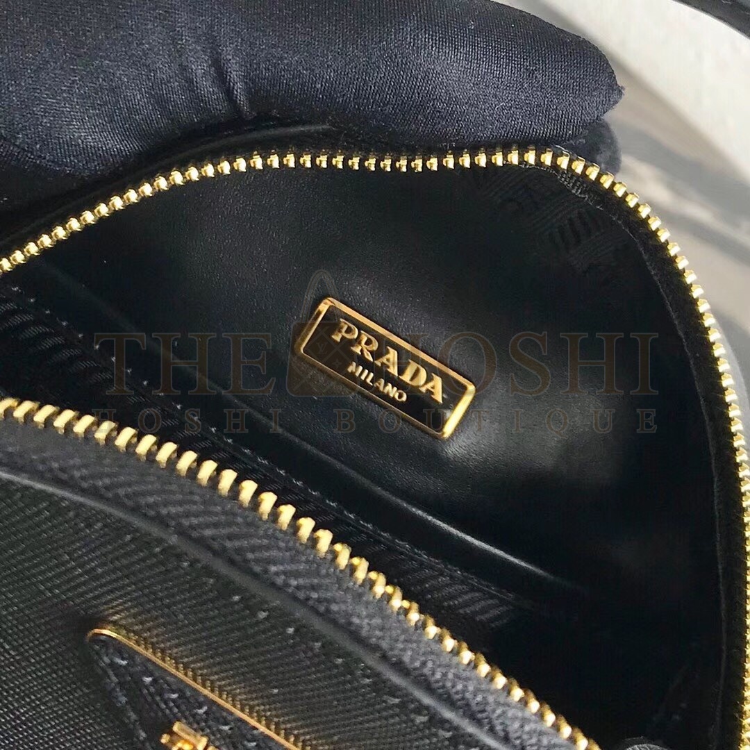 Pra*a Odette Backpack In Black Saffiano Leather Master Quality