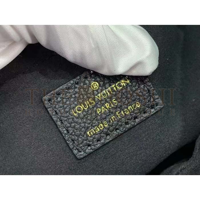 L0vis Vvtt0n LV Women Bagatelle Black Handbag Black Monogram Empreinte Grained Cowhide Leather Studs Master Quality