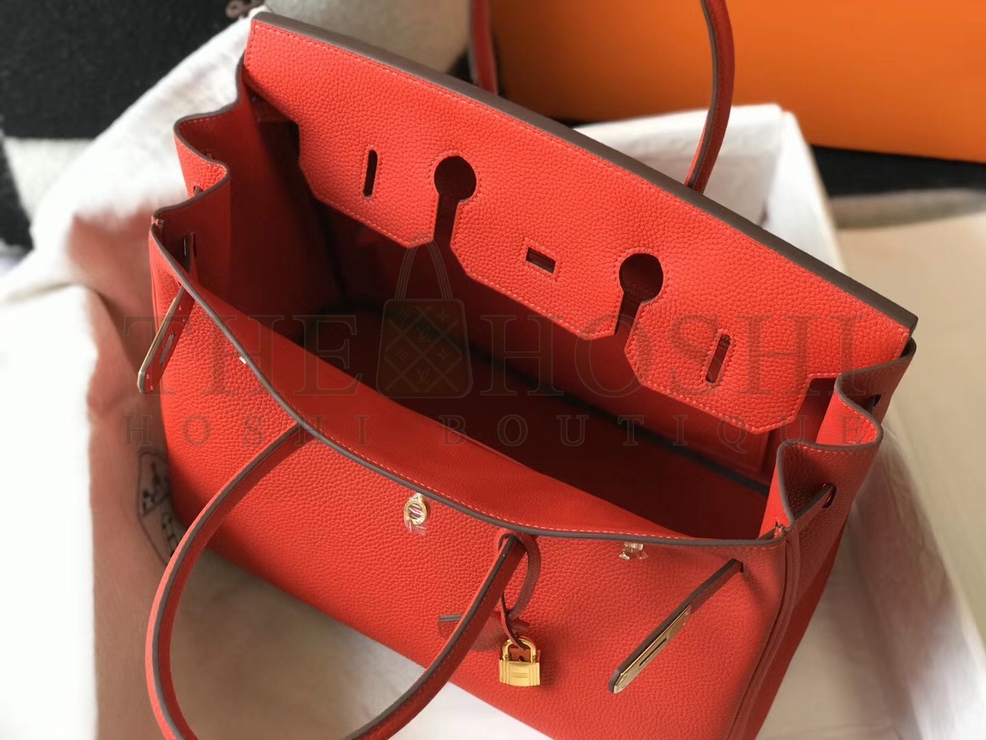 H**me5 Red Clemence Birkin 35cm Bag Master Quality