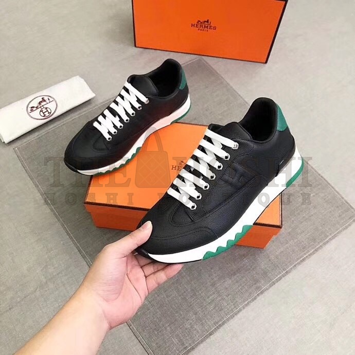 H**me5 Trail Sneakers In Black Epsom Calfskin Master Quality