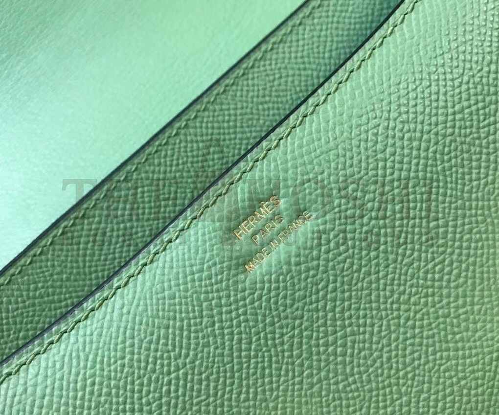 H**me5 Epsom Constance 24cm Vert Criquet Handmade Bag Master Quality