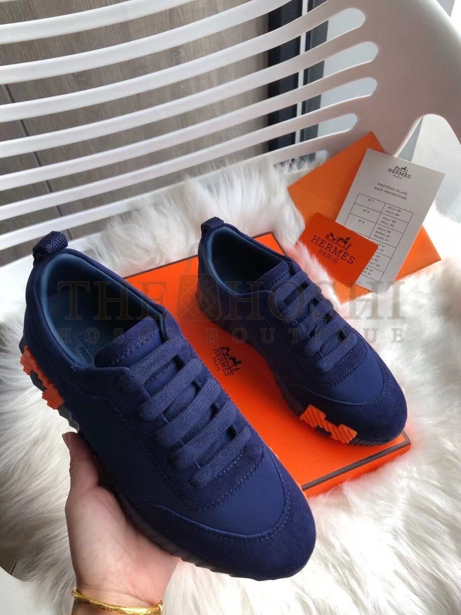 H**me5 Bouncing Sneakers In Blue Canvas Master Quality