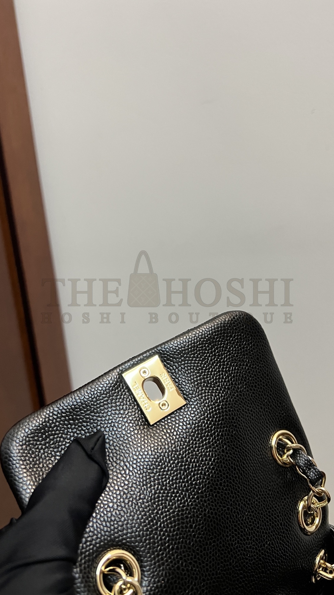 Calfskin Quilted Mini Duma Pockets Drawstring Backpack Black Ch**el Master Quality