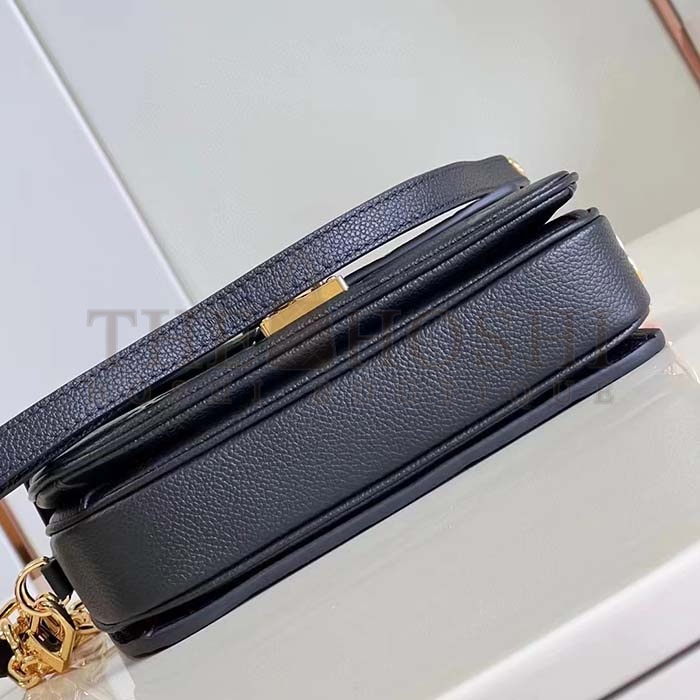 L0vis Vvtt0n LV Women Pochette Metis East West Bag Black Grained Cowhide Leather Master Quality