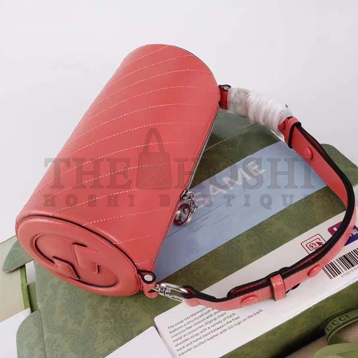 Gvc*1 Women GG Blondie Mini Shoulder Bag Round Interlocking G Pink Leather Master Quality