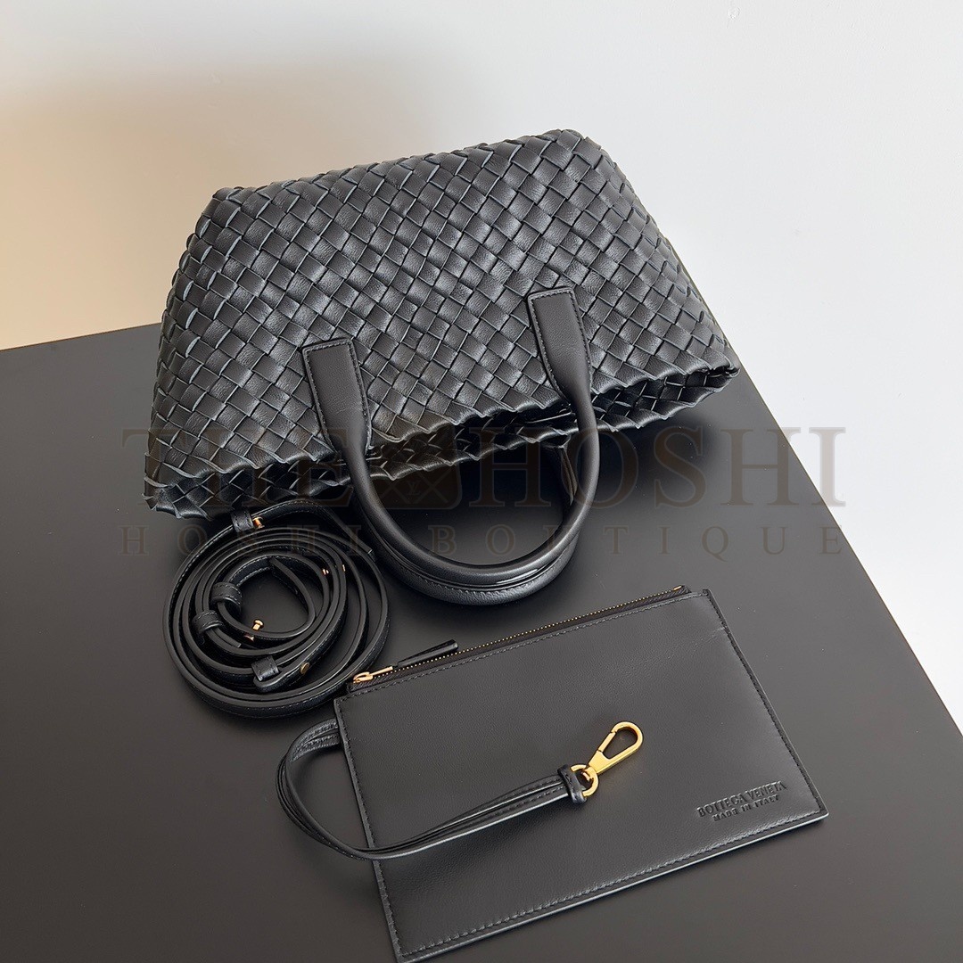 B0tt*ga Ven*ta Cabat Mini Bag In Black Intrecciato Lambskin Master Quality