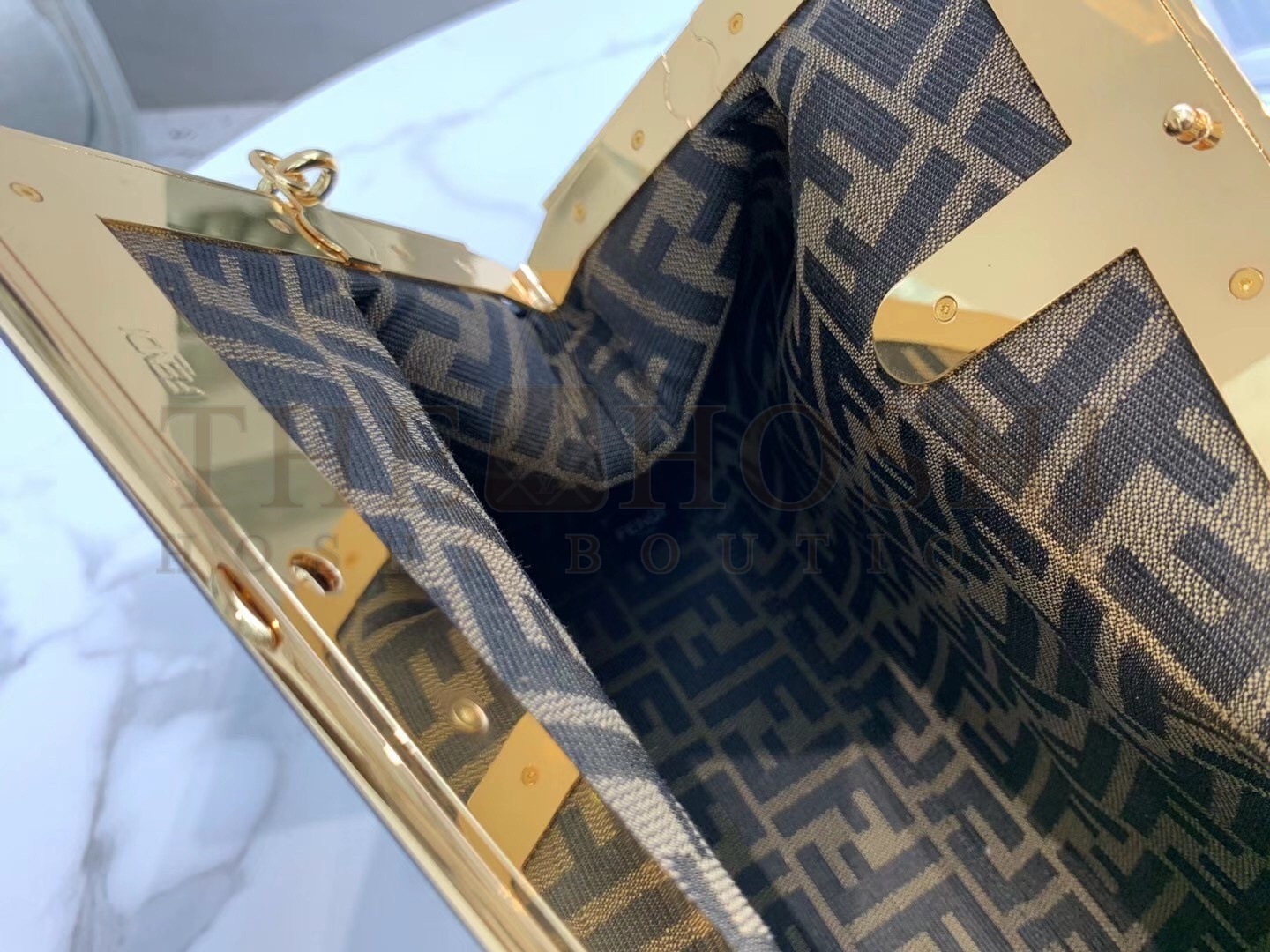 F**di First Medium Bag In Black Nappa Leather Master Quality