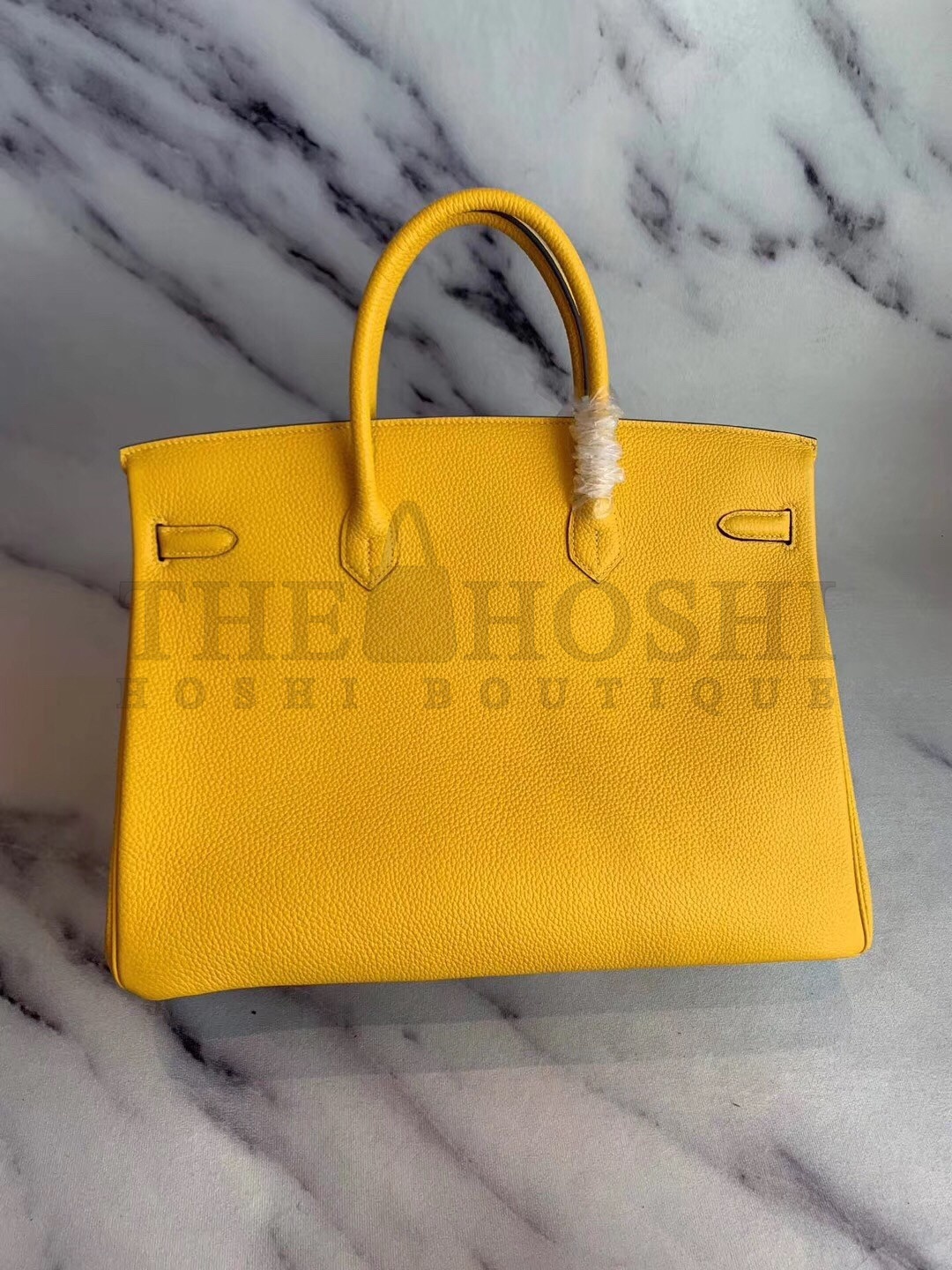 H**me5 Yellow Clemence Birkin 40cm Handmade Bag Master Quality