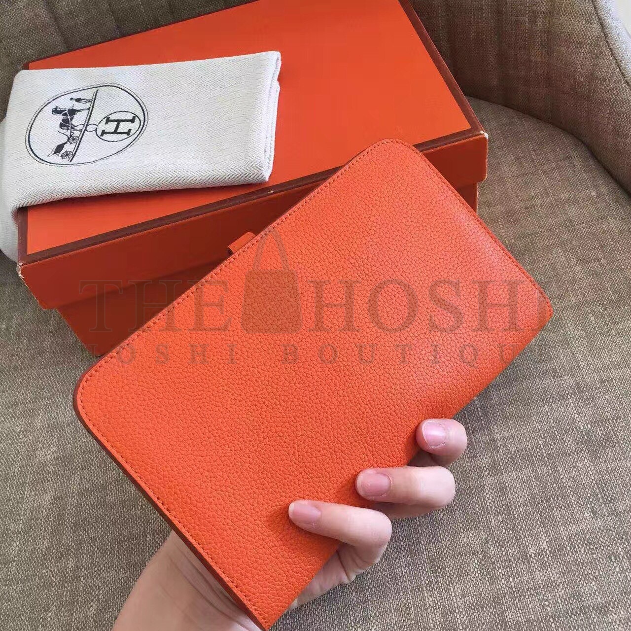 H**me5 Orange Dogon Duo Combined Wallet Master Quality