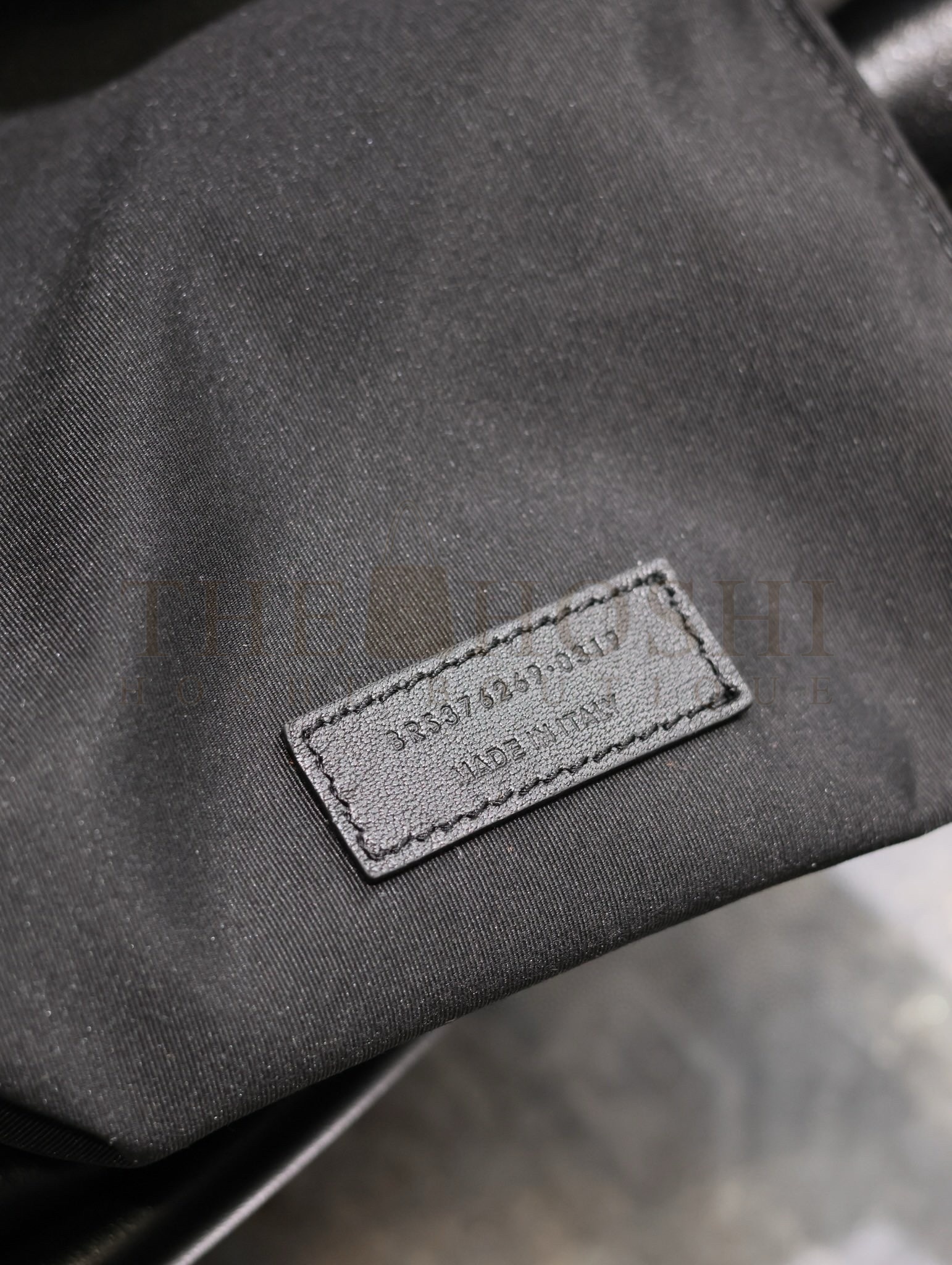 Sa1nt Lau*nt Wide Puffer Tote Bag in Black Nappa Lambskin Master Quality