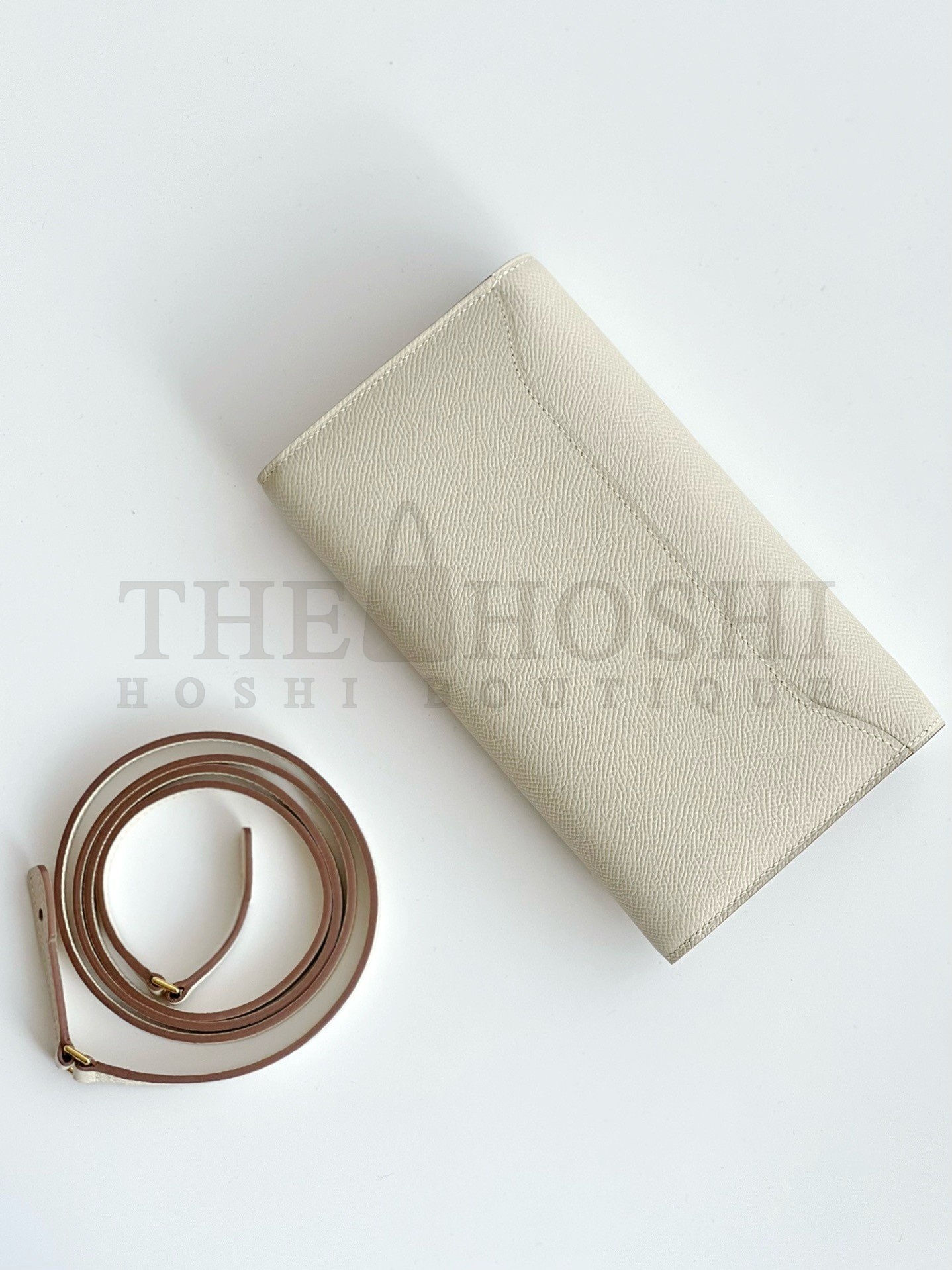 H**me5 Constance To Go Wallet in Craie Epsom Calfskin Master Quality