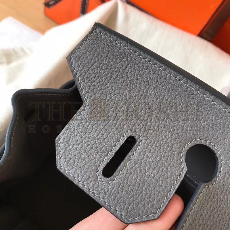 H**me5 Ardoise Birkin 30cm Clemence Handmade Bag Master Quality